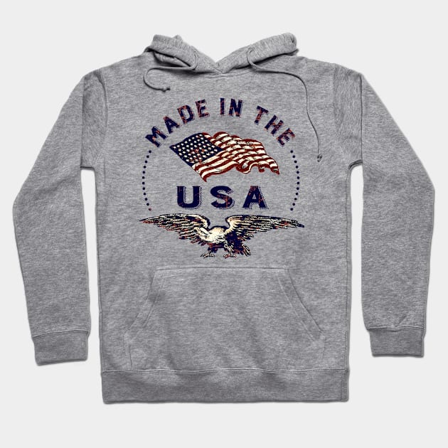 Made in the USA Hoodie by AntiqueImages